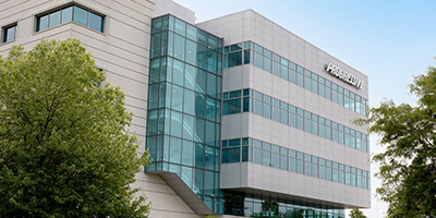 The outside of the Progressive Corporate Headquarters building.