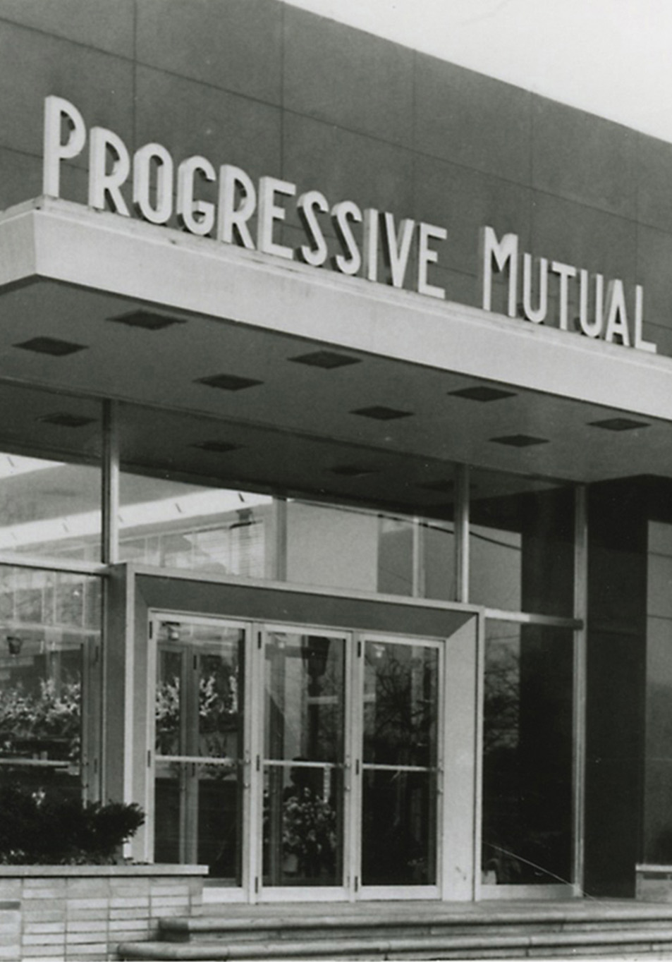 The outside of the Progressive Mutual office building.
